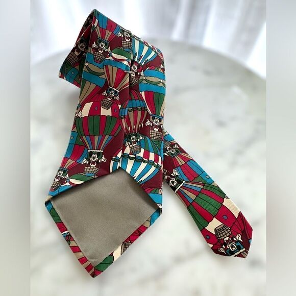 Mickey Mouse Disney Silk Tie 3.5” W 51” L - Picture 8 of 12